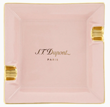 S.T. Dupont Small Baby Pink Porcelain Ashtray
