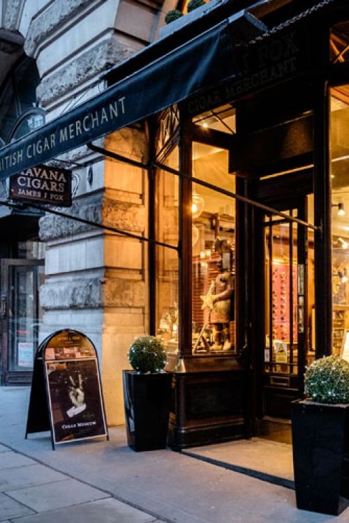 Cigar Shop in London Buy Cuban Cigars Online JJ Fox Cigar Merchant
