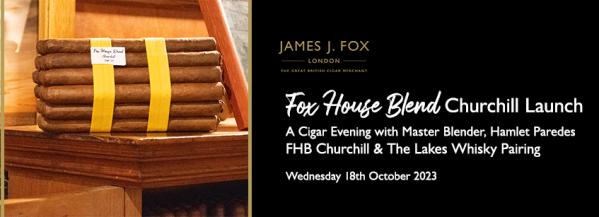 Fox House Blend Churchill Cigar Launch