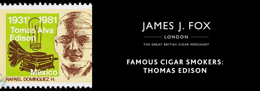 Famous Cigar Smokers: Thomas Edison