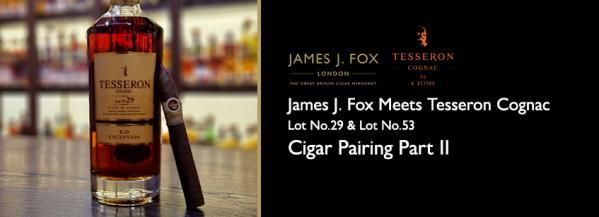 James J. Fox Meets Tesseron Cognac: Pairings Part II