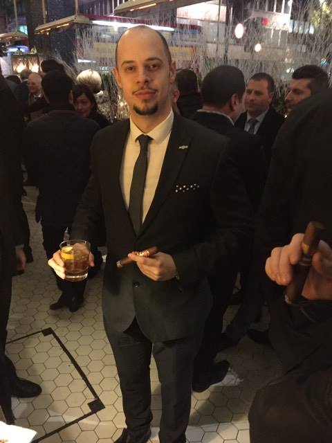 Nic Barker smoking the Partagas De Partagas No.1