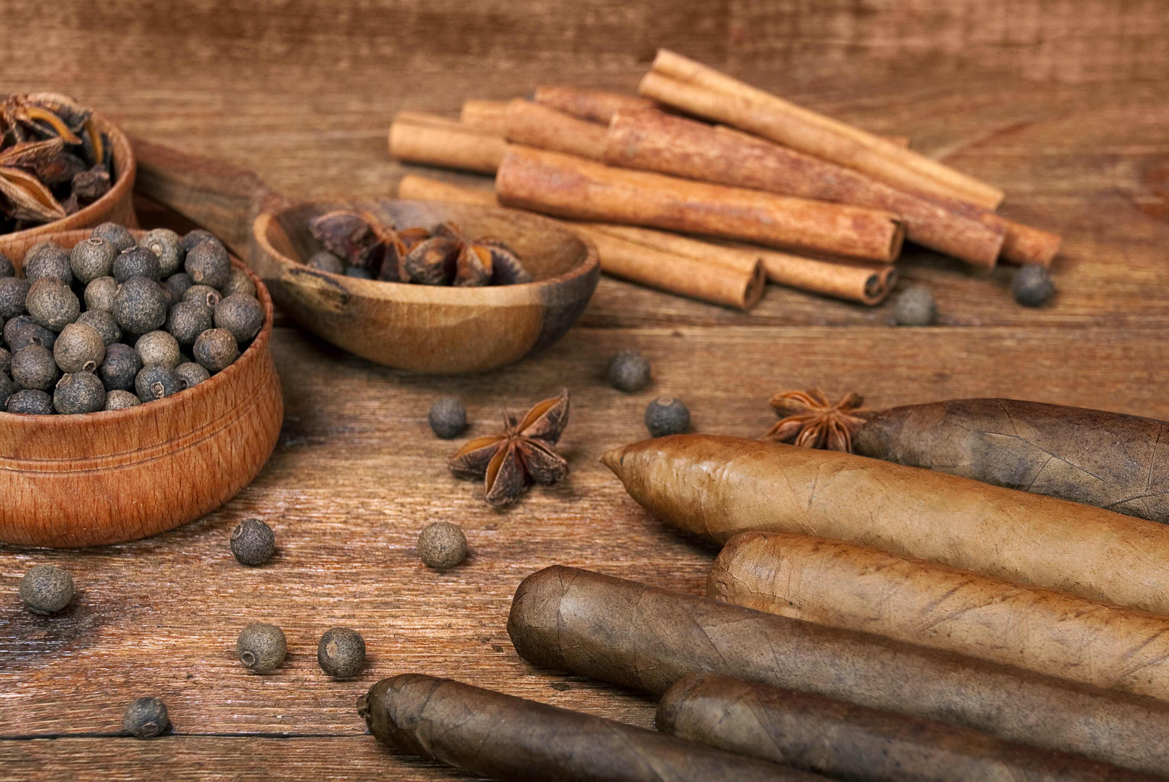 cigar flavours and spices