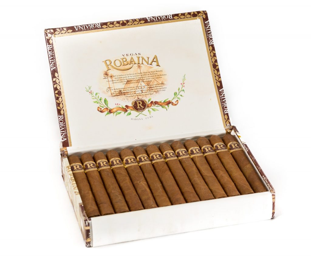 Box of Vegas Robaina cigars