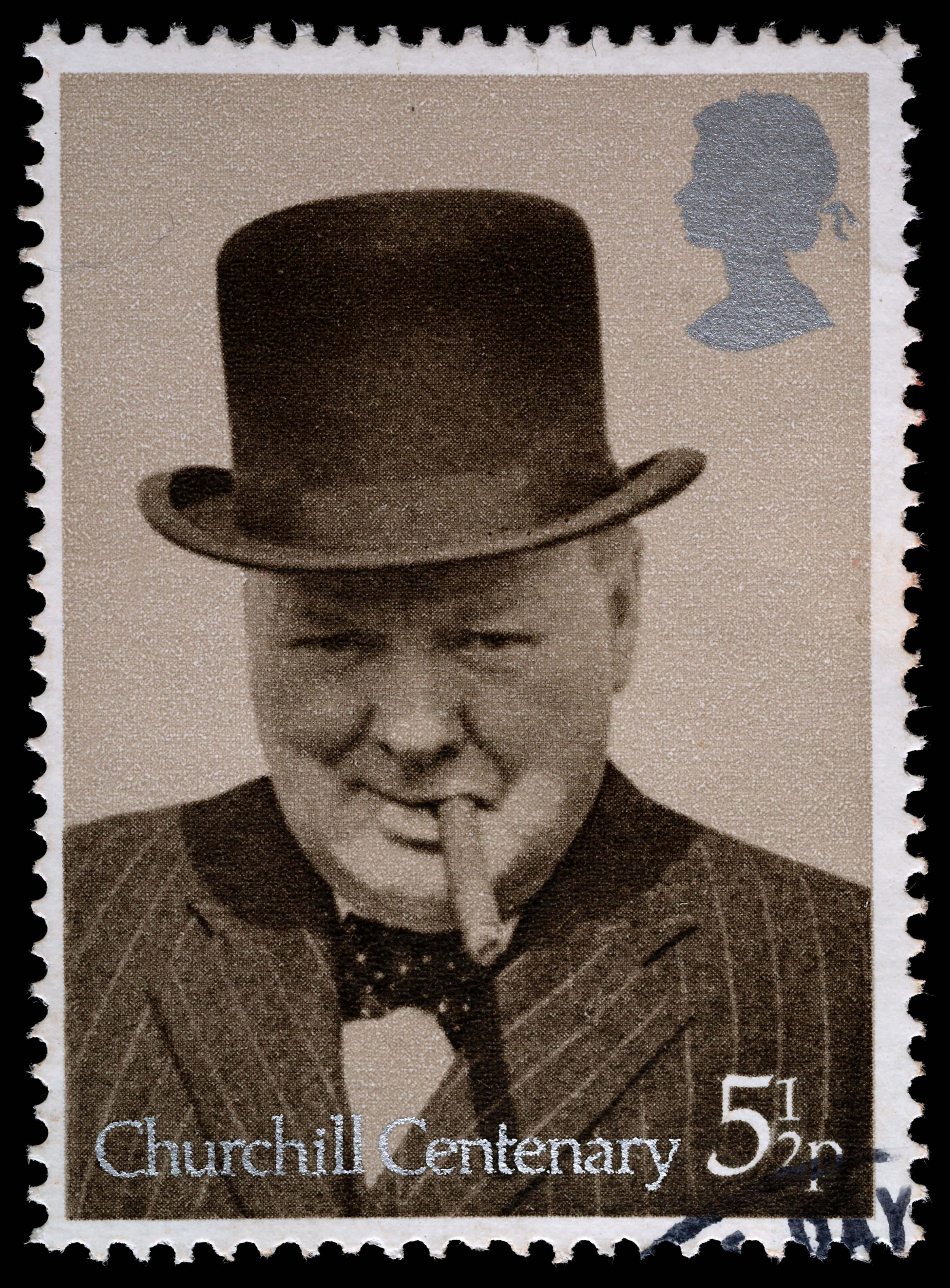 Winston Churchill Postage Stamp