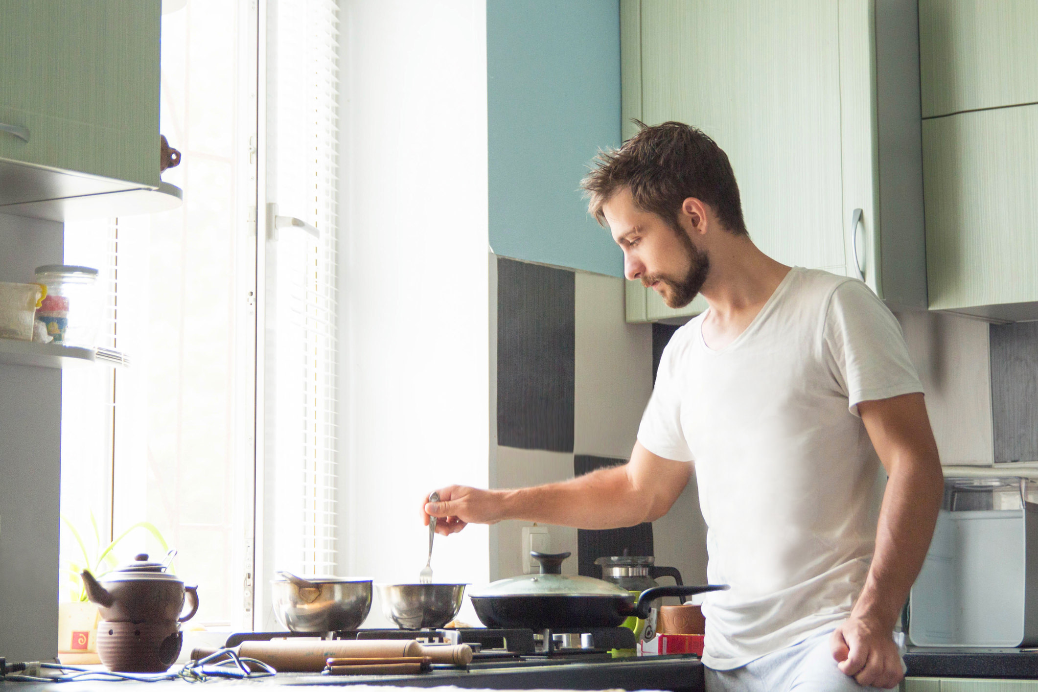 Man Cooking