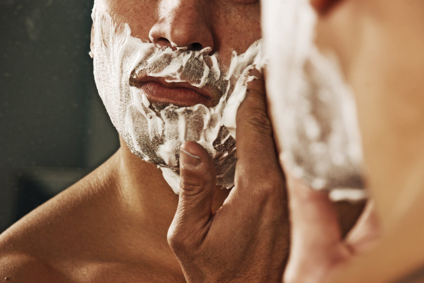 Man Shaving