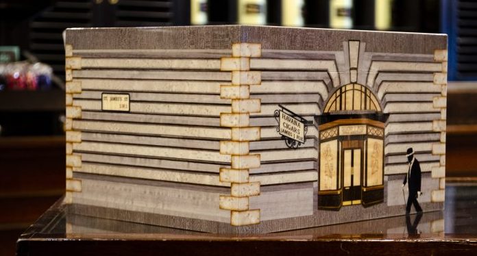 James J Fox humidor created by Halstock Cabinet Makers